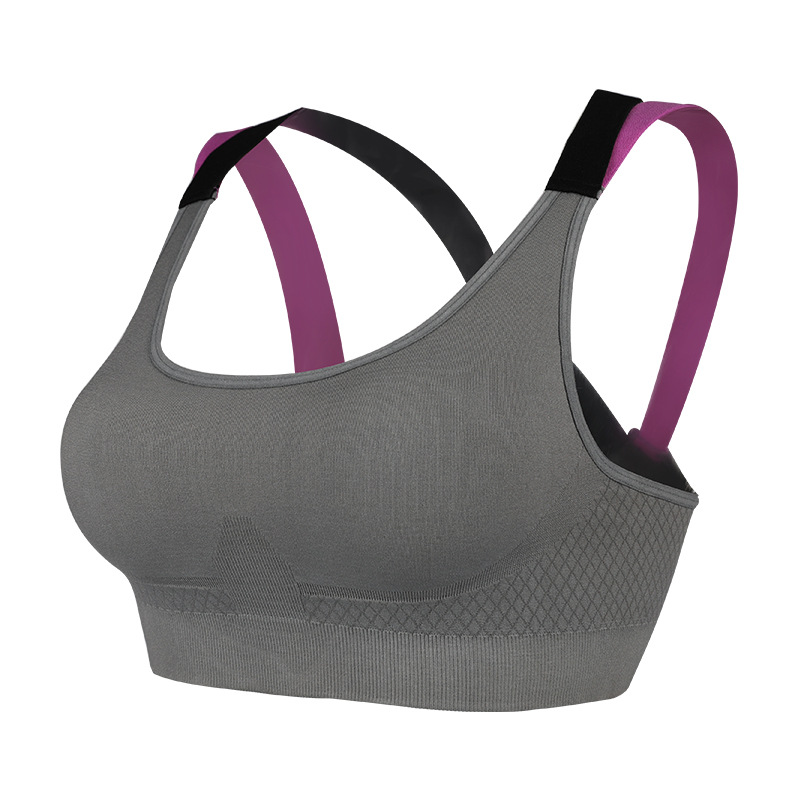 SZ60052-3 Fitness Yoga Push Up Sports Bra For Womens Gym Running Padded Tank Top